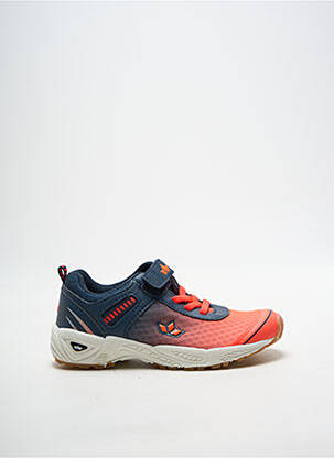 Baskets fermeture scratch bout rond bleu LICO garcon