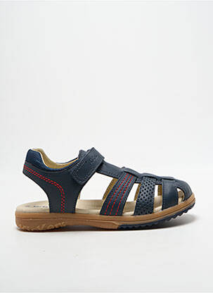 Sandales/nu pieds bout rond bout rond bleu KICKERS garcon