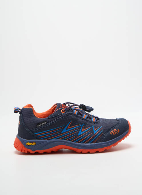 Baskets fermeture elastique bout rond bleu BRÜETTING garcon