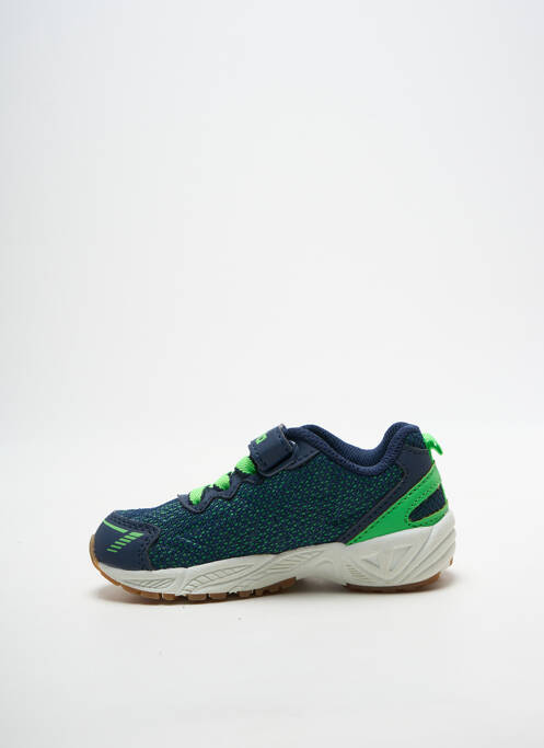 Baskets fermeture scratch bout rond bleu LICO garcon