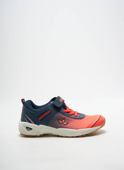 Baskets fermeture scratch bout rond bleu LICO garcon