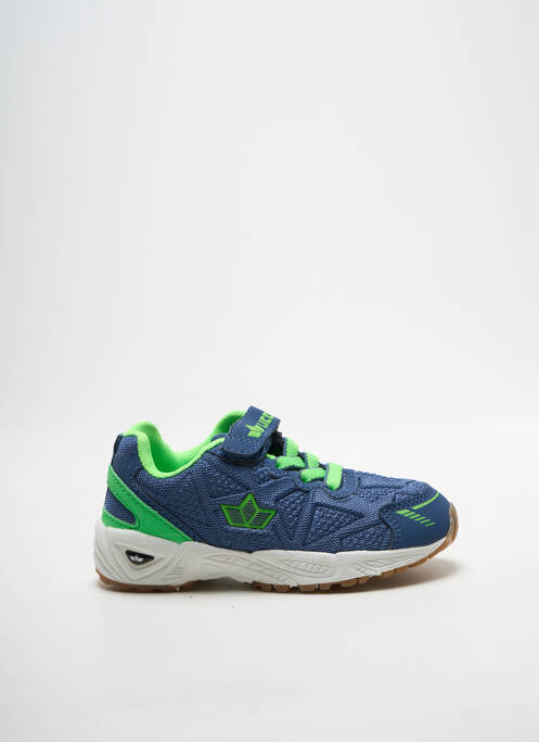 Baskets semelle amovible bout rond bleu LICO garcon