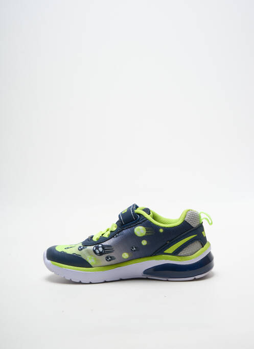 Baskets fermeture scratch bout rond bleu LICO garcon