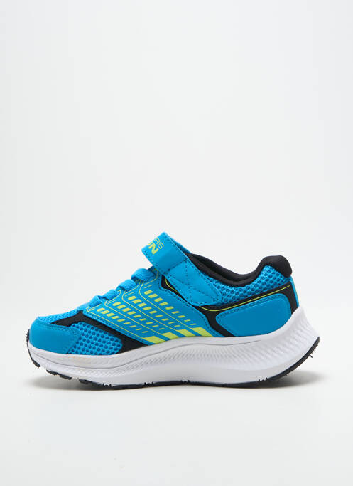 Baskets fermeture scratch bout rond bleu SKECHERS garcon