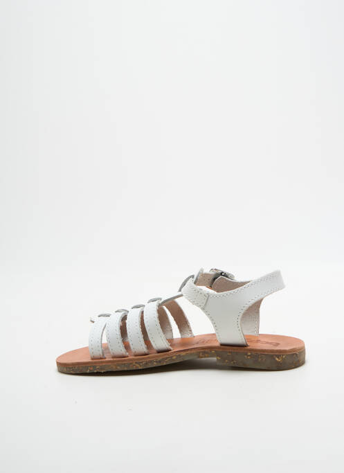 Sandales/nu pieds chiquet chiquet blanc BOPY fille