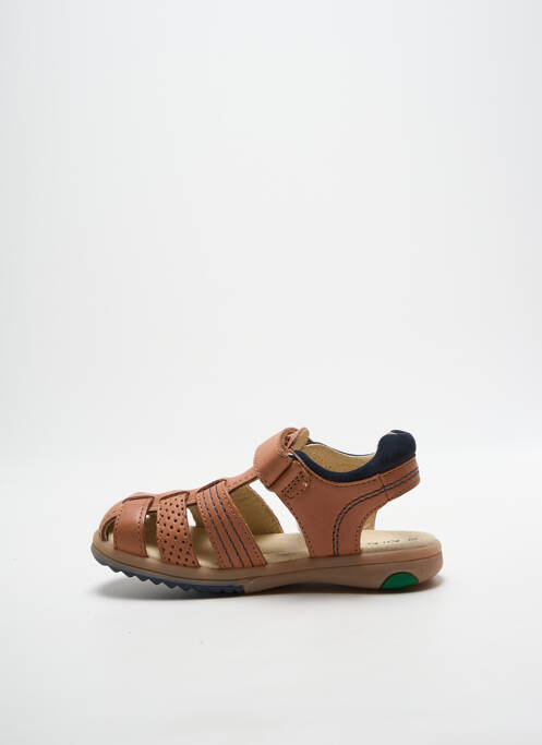 Sandales/nu pieds bout rond bout rond marron KICKERS garcon