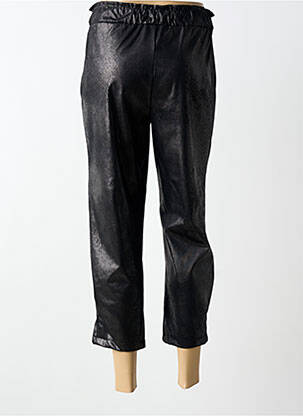 Pantacourt taille élastique noir NÜ femme