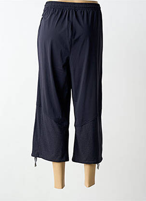 Pantacourt coupe droite bleu FRED SABATIER femme