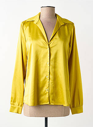 Chemisier coupe cintrée manches longues vert SARAH CHOLE femme