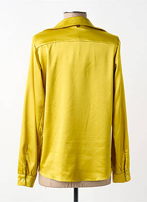 Chemisier coupe cintrée manches longues vert SARAH CHOLE femme