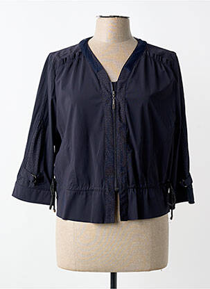 Blouse manches longues manches longues bleu FRED SABATIER femme