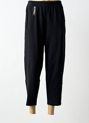 Pantacourt coupe droite noir FRED SABATIER femme