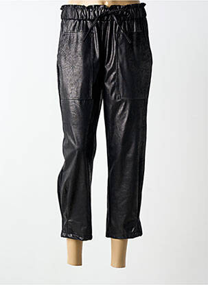 Pantacourt taille élastique noir NÜ femme