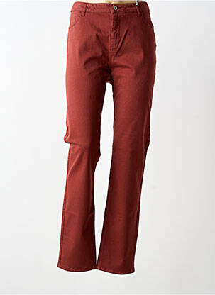 Pantalon slim poches rouge KANOPE femme