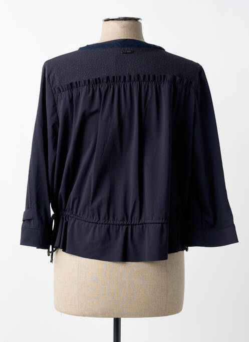 Blouse manches longues manches longues bleu FRED SABATIER femme