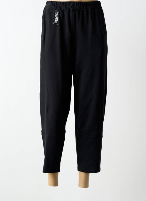 Pantacourt coupe droite noir FRED SABATIER femme