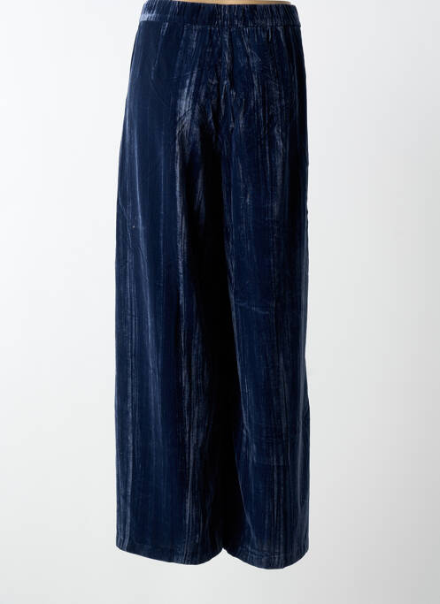 Pantalon droit taille élastique bleu SURKANA femme