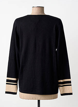 Pull coupe cintrée manches longues noir GREGORY PAT femme