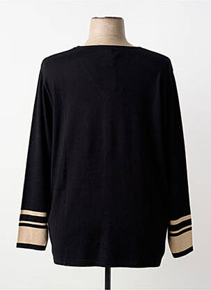 Pull coupe cintrée manches longues noir GREGORY PAT femme