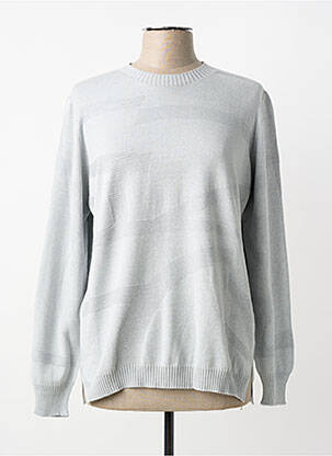 Pull tissage chiné manches longues gris JUPER femme