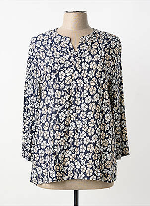 T-shirt manches 3/4 manches 3/4 noir FRANK WALDER femme