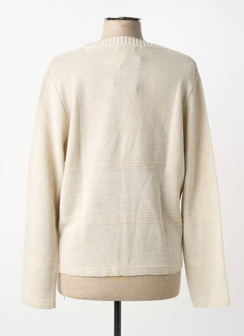 Gilet manches longues coupe cintrée beige JUPER femme