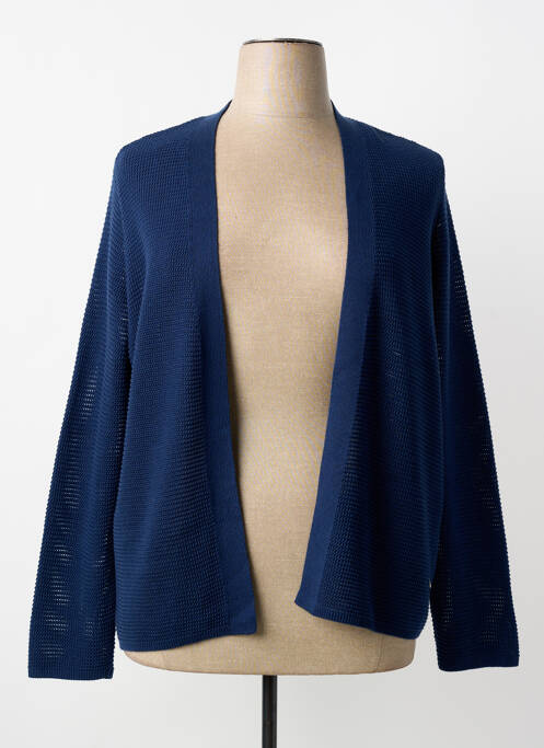 Gilet manches longues stretch bleu RABE femme