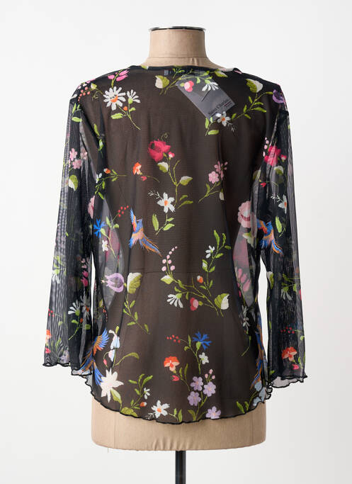 Gilet manches longues manches 3/4 noir SAINT CHARLES femme