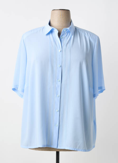 Chemisier manches courtes manches courtes bleu SOMMERMANN femme