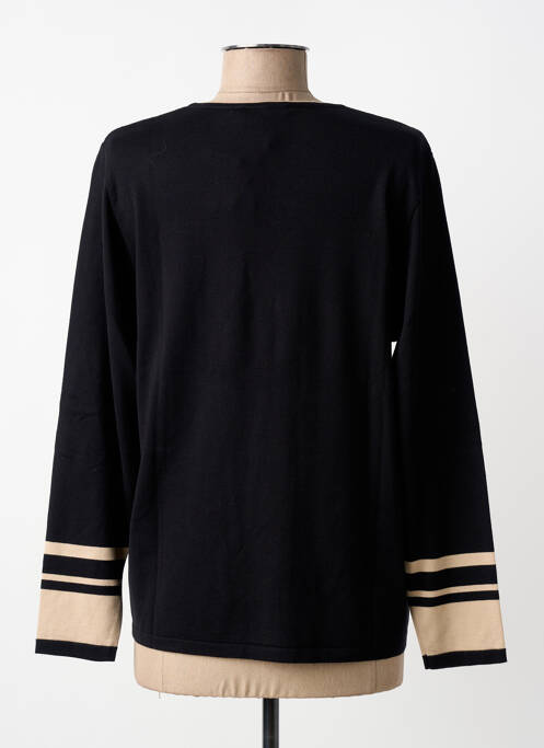 Pull coupe cintrée manches longues noir GREGORY PAT femme