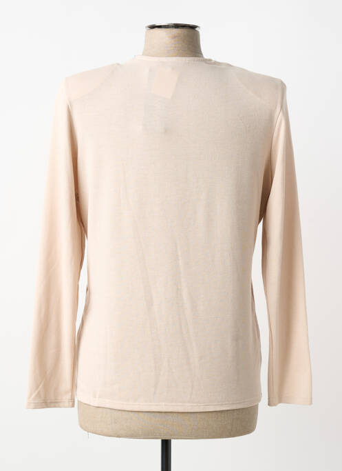 Top stretch manches longues beige NAYAT femme