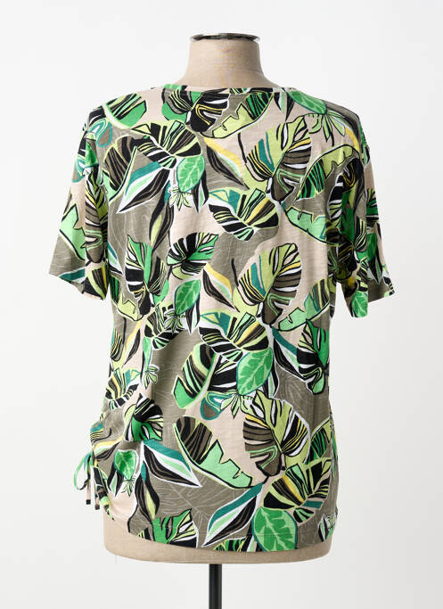 T-shirt col v manches courtes vert RABE femme