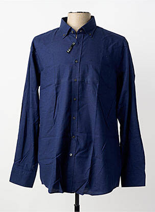 Chemise manches longues poches bleu SEIDENSTICKER homme
