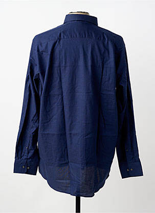 Chemise manches longues coupe cintrée bleu SEIDENSTICKER homme