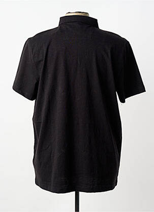 Polo tissage jersey manches courtes noir STREET ONE homme