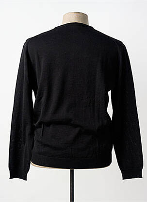 Pull col v manches longues noir BERAC homme