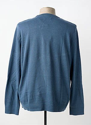Pull maille souple et aérée manches longues bleu clair STREET ONE homme