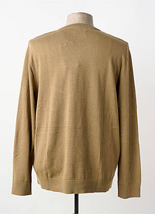 Pull col v manches longues marron STREET ONE homme