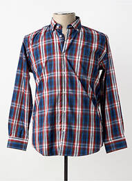 Chemise manches longues poches bleu LOSAN homme