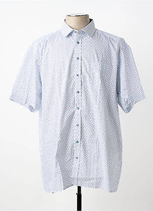 Chemise manches courtes poches bleu JUPITER homme
