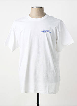 T-shirt coupe cintrée manches courtes blanc STREET ONE homme