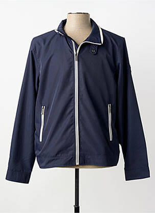 Veste casual poignets pressionnés bleu SHUTTON BLUE homme