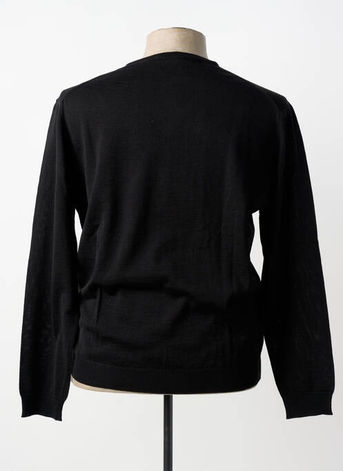 Pull col v manches longues noir BERAC homme