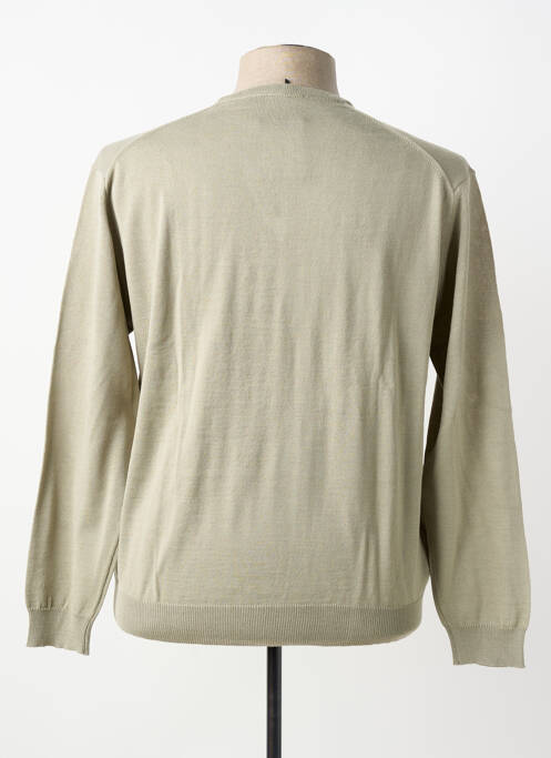 Pull col v manches longues beige BERAC homme