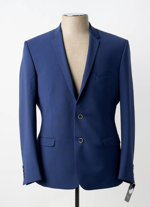 Blazer finition intérieure doublure imprimée bleu KAMAO homme