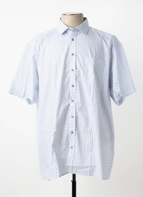 Chemise manches courtes poches bleu JUPITER homme