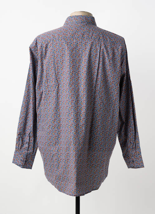 Chemise manches longues coupe cintrée bleu JUPITER homme