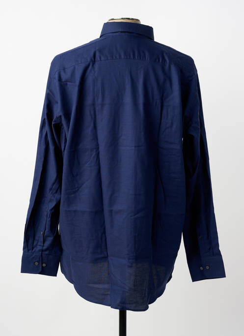 Chemise manches longues coupe cintrée bleu SEIDENSTICKER homme