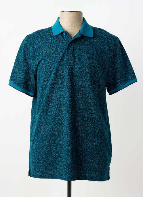 Polo stretch manches courtes vert STREET ONE homme