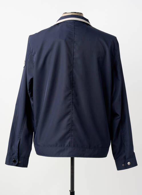 Veste casual poignets pressionnés bleu SHUTTON BLUE homme